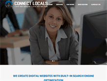 Tablet Screenshot of connectlocals.com